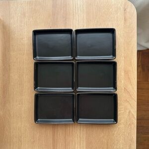 6 pack mini side dishes/soy sauce/sushi sauce